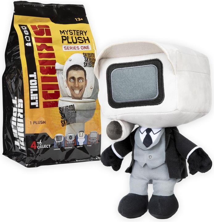 Actual product image Skibidi Toilet Mystery Plush - collectible plush, brand new collector's items, officially licensed product (37.30 cm)