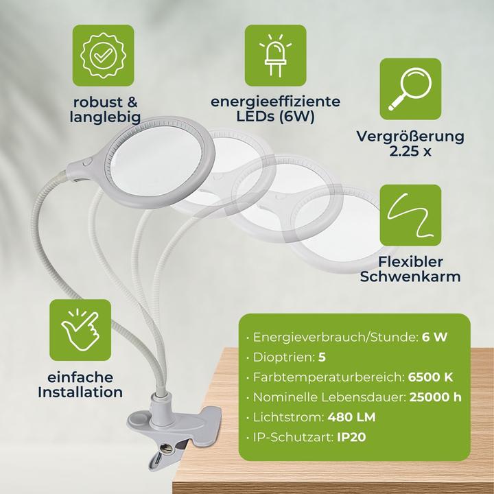Actual product image Velleman Magnifier lamp