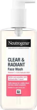 Actual product image Neutrogena Clear & Radiant Face Wash (Gel, 200 ml)