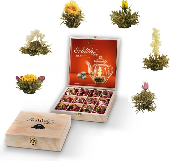 Produktbild Creano Erblühtee in Holz-Box (77.10 g)