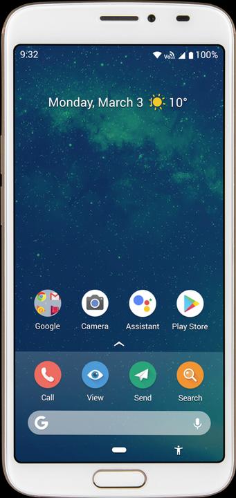 Doro 8080 (32 GB, White, 5.70", Single SIM, 16 Mpx, 4G)