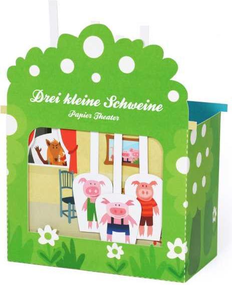Actual product image Pukaca Paper theatre. 3 little pigs (German)