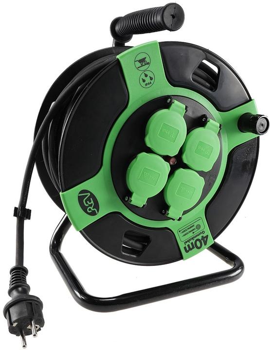 Actual product image REV Cable drum plastic 40m IP 44 4-fold (40 m)