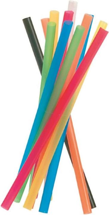 Actual product image Piazza Set of 1000 straws straight D0.7cm L16cm red