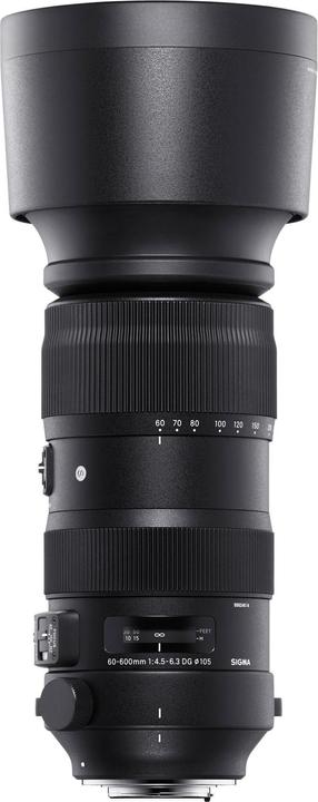 Produktbild Sigma 60-600mm f/4.5-6.3 DG OS HSM Sports (Canon EF, APS-C / DX, Vollformat)