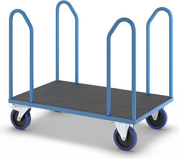 Produktbild eurokraft pro Plattformwagen mit Seitenbügeln (500 kg)