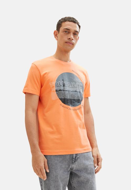 Actual product image Tom Tailor T-Shirt Kurzarmshirt mit Foto-Print (XL)