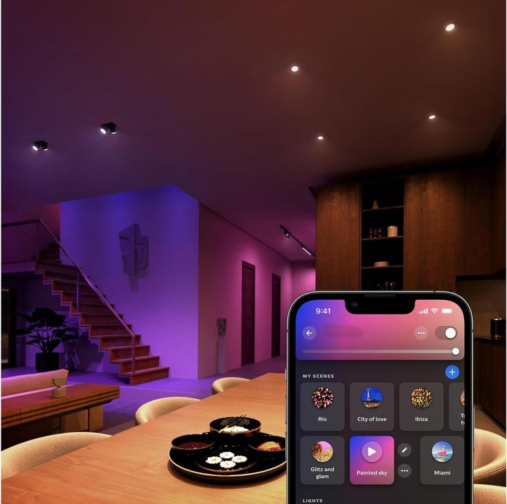 Immagine prodotto Philips Hue White & Color Ambiance (GU10, 4.20 W, 400 lm, 3 x, E)