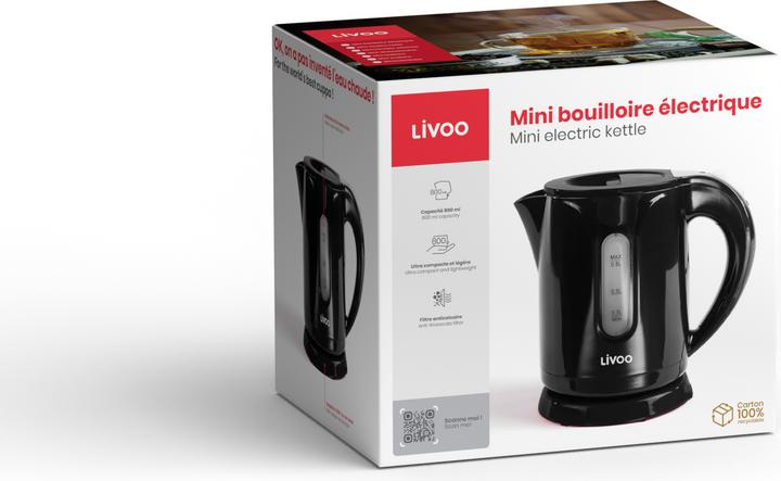 Actual product image Livoo Mini electric cordless Kettle (0.80 l, EU plug)