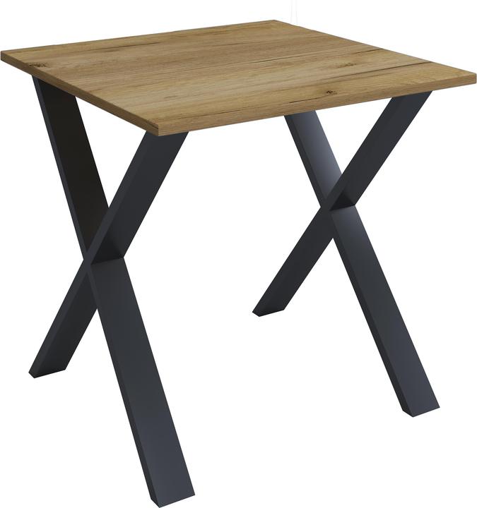 Immagine prodotto VCM Scrivania Tavolo per computer Lona X SW (76 x 80 x 80 cm)