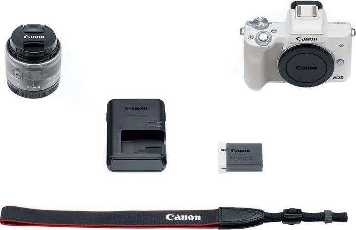 Actual product image Canon EOS M50 Kit (15 - 45 mm, 24.10 Mpx, APS-C / DX)