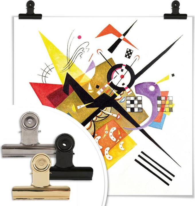 Immagine prodotto Trenddeko Kandinsky - Sul bianco II (50 x 50 cm)