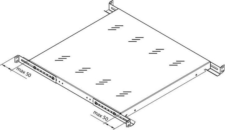 Produktbild Triton Rack-Shelf (belüftet)