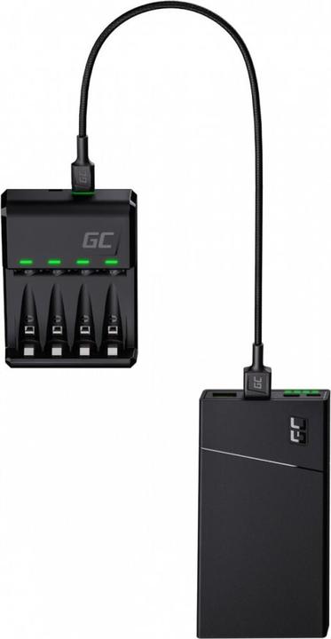 Actual product image GreenCell VitalCharger Set with 4x AAA HR03 - 800mAh Batteries (4 pcs., AAA, 800 mAh, Battery + charger)