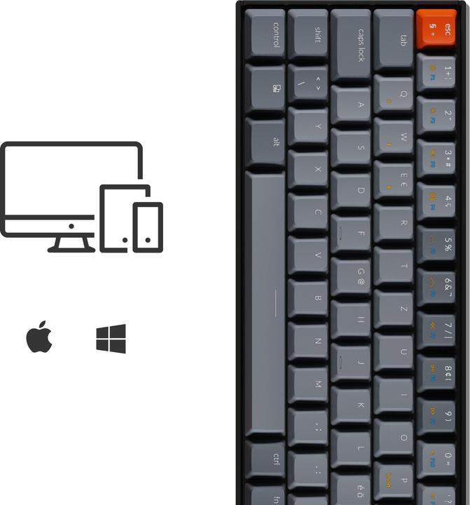 Actual product image Keychron K6 (CH, Cable, Wireless)