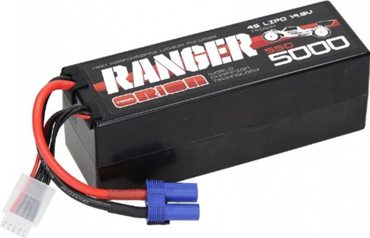 Actual product image Team Orion 4S 55C Ranger LiPo Battery (14.8V/5000mAh) EC5 (14.80 V, 5000 mAh)