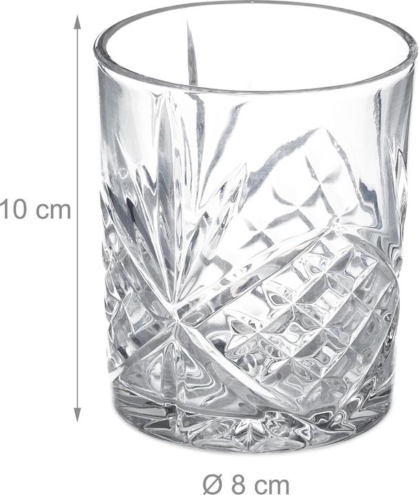 Produktbild Relaxdays 4x Whiskygläser