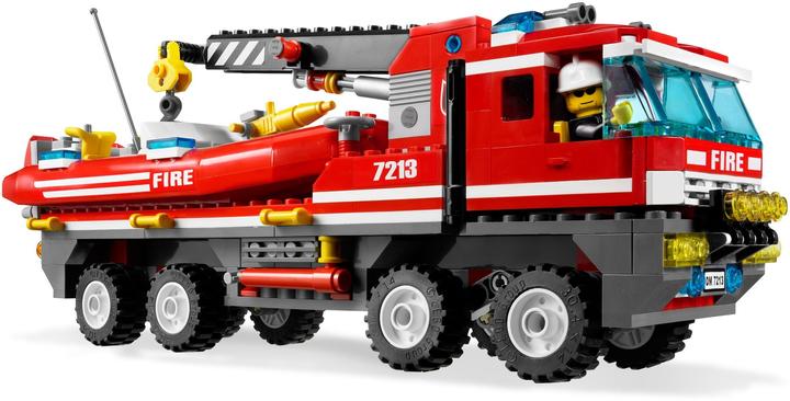 Produktbild LEGO City Feuerwehr-Truck mit Löschboot (7213, LEGO City)