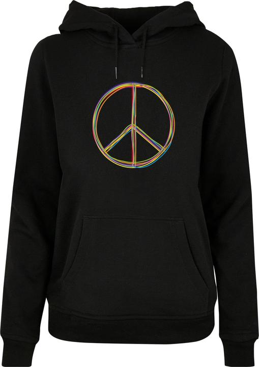Image du produit Merchcode Peace Multicolor with Ladies Basic Hoody - 161267 (XL)