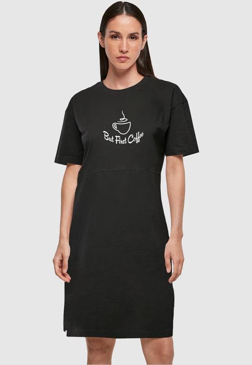 Produktbild Merchcode Ladies But First Coffee Oversized Slit Tee Dress - 118899 (3XL)