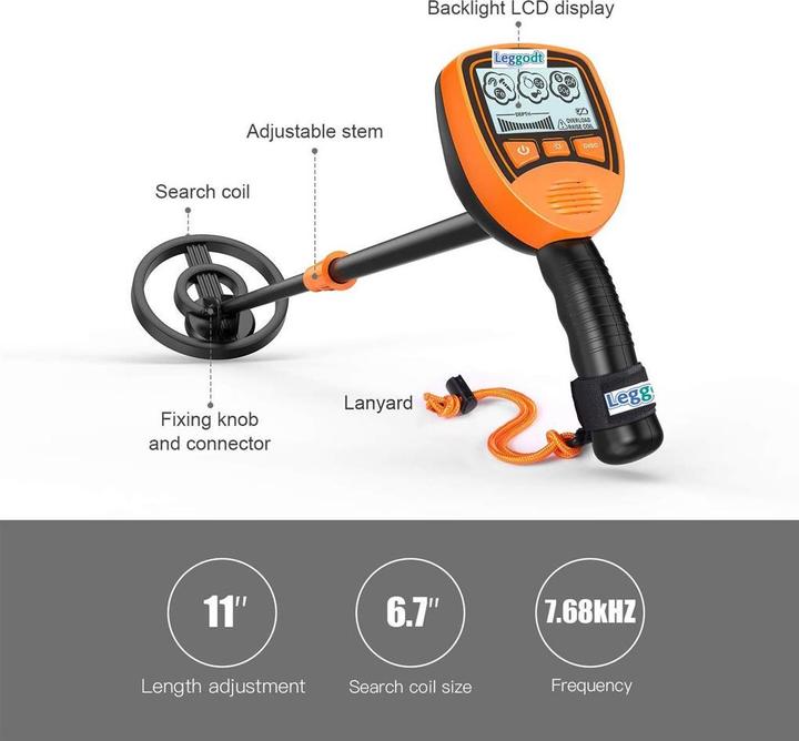 Actual product image Metal Detector Orange (MD1012)