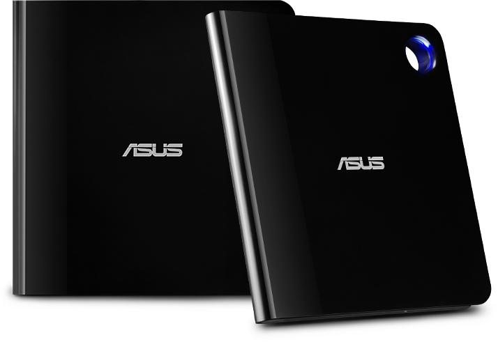 Actual product image ASUS SBW-06D5H-U BLACK USB3.1 (Blu-ray drive, Blu-ray burner, CD burner, CD drive, DVD writer, DVD drive)