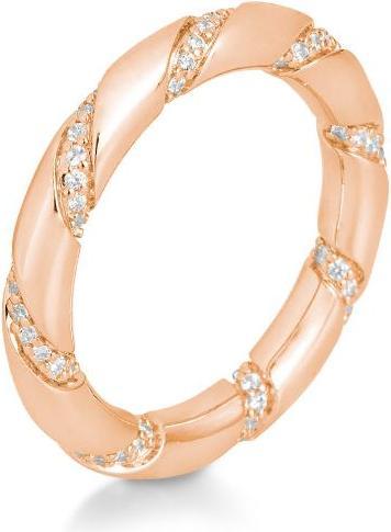 Breuning RING - BRILL. 0,468 Ct. G/if (48, 750/18 K Gold)