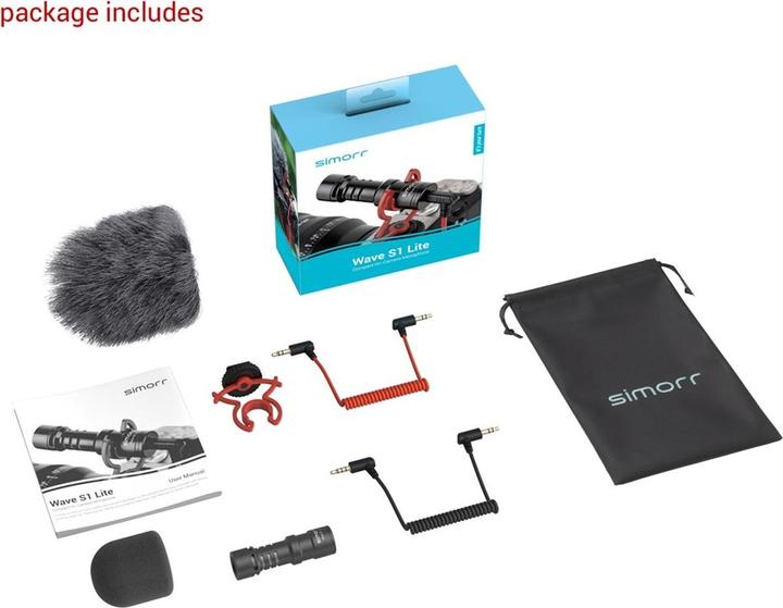 Actual product image Simorr Wave S1 Lite Microphone Compact - 3452