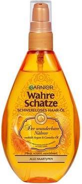 Image du produit Garnier Trésors, huile capillaire légère, soin capillaire à l'huile d'argan du Maroc, cheveux secs, 150 ml (150 ml)