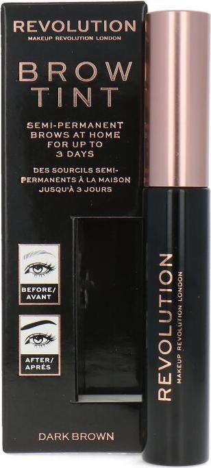 Produktbild Makeup Revolution Eyebrow Tint Dark Brown 6ml (Dunkelbraun)