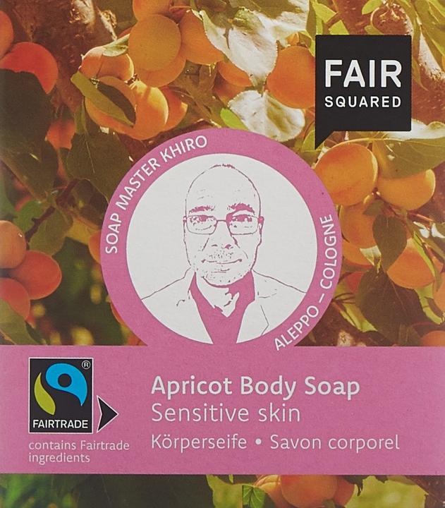 Actual product image Fair Squared Body Soap Apricot Sensitive Skin (Hard soap)