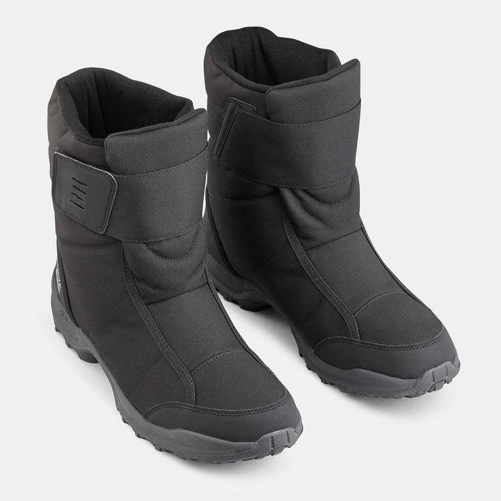 Immagine prodotto Quechua Stivali da neve da uomo caldi e impermeabili con chiusura a velcro per escursioni invernali - SH100 (45)