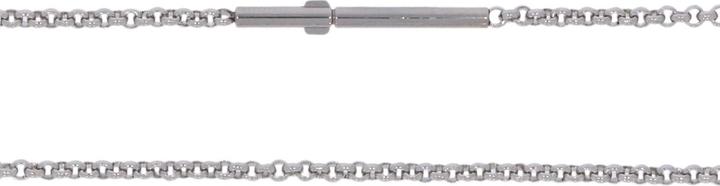 Xen Erbskette 2 mm Edelstahl 80 cm (Edelstahl, 80 cm)