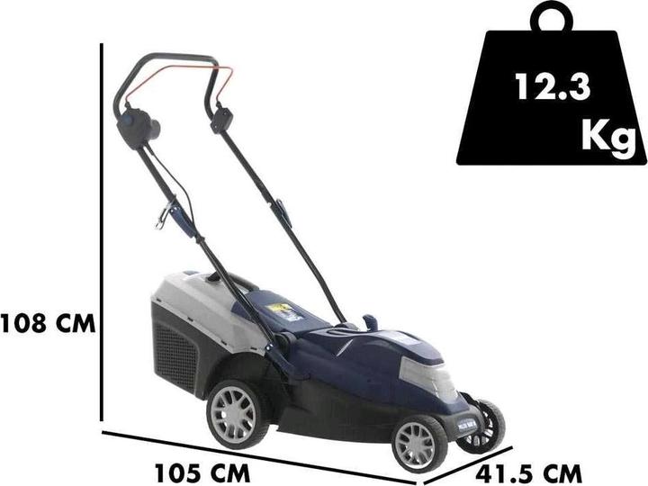 Produktbild BullMach Elektro Rasenmäer1600 M, Schnittbreite 38 cm