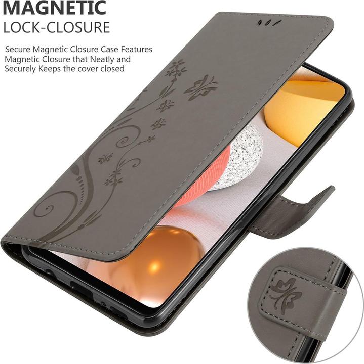 Image du produit Cadorabo Couverture du livre de fleurs (Samsung Galaxy A42 5G, Samsung Galaxy M42 5G)