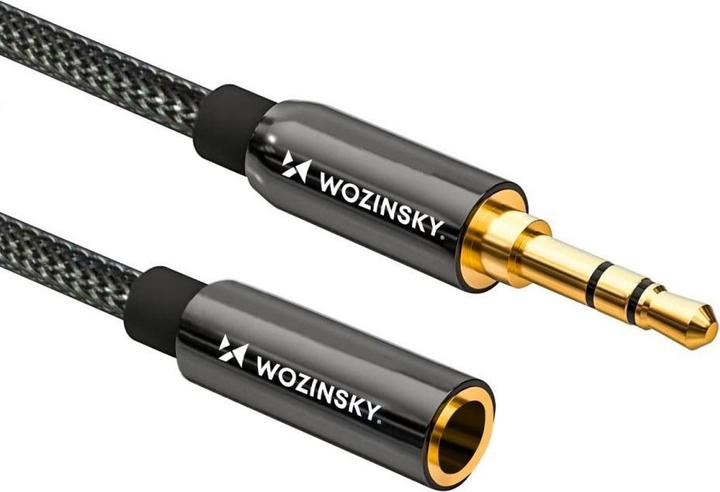 Wozinsky mini jack extension cable (female-male) AUX extension 5 m black (5 m)