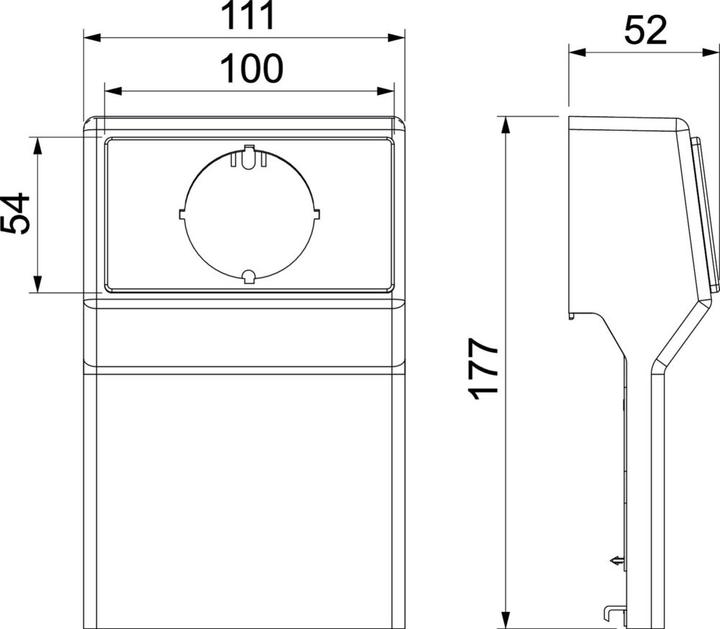 Image du produit OBO Bettermann Support d'appareils SL vide 20x110 9010, PVC, 6132236 (2 cm)