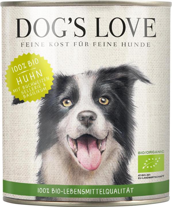 Produktbild Dog's love Huhn, Buchweizen, Sellerie & Basilikum (Adult, 1 Stk., 200 g)