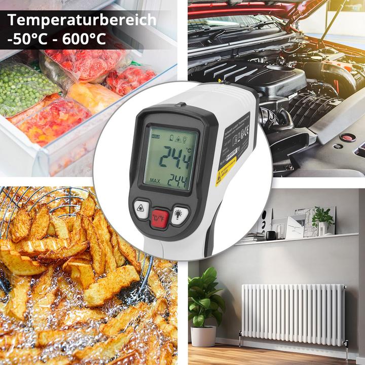 Produktbild Stahlwerk Infrarot-Laser-Thermometer ILT-600 ST