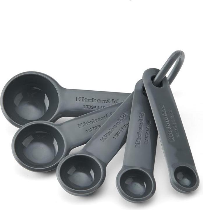 Actual product image KitchenAid Ka Set Of 5 Measuring Spoons Grey