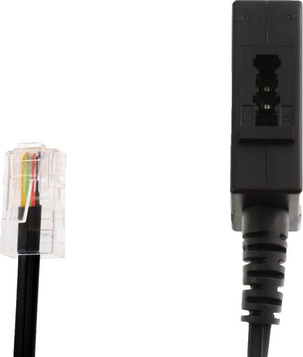 Actual product image Shiverpeaks S/CONN maximum connectivity telephone adapter western plug 8/4 to TAE U-coupling, 0.2m