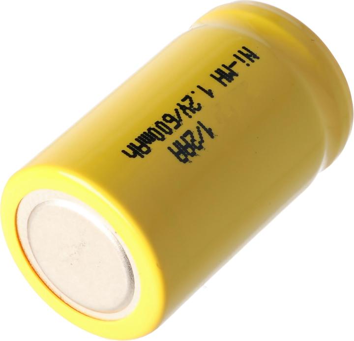 Actual product image AccuCell Akku 1/2AA (1 pcs., 600 mAh, Rechargeable battery)