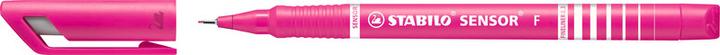 Produktbild STABILO SENSOR F Finliner mit gefederter Spitzer (Lila, Blau, Grün, Rosa, 4 x)