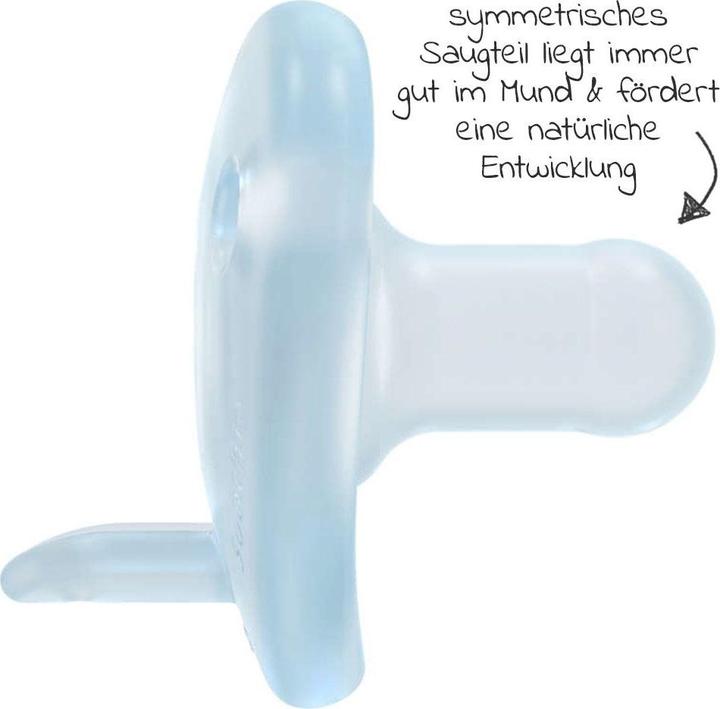 Actual product image Philips Avent Curved Soothie (2 x, up to 6 M.)