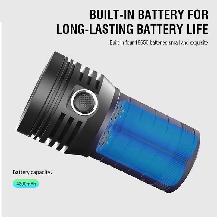 Produktbild Boruit LED-Taschenlampe mit hoher Leuchtkraft 5000 Lumen (5000 lm)