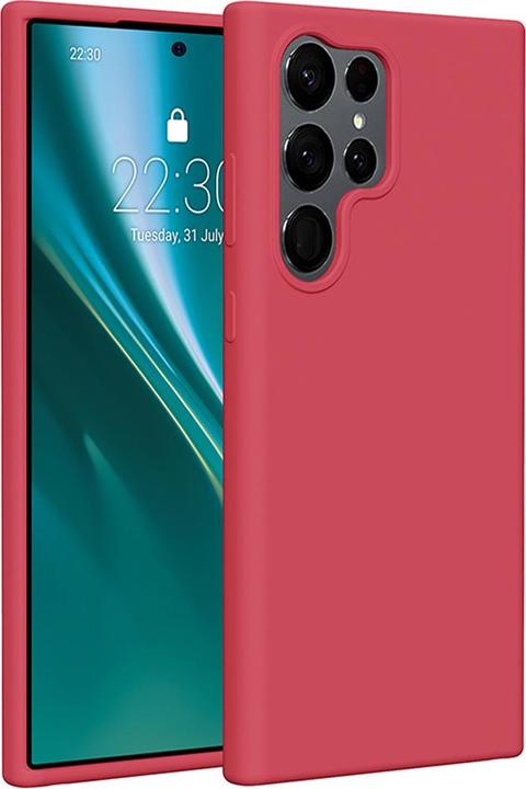 Produktbild Etteri Silikonhülle für Samsung Galaxy S23 Ultra Himbeere (Samsung Galaxy S23 Ultra)