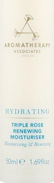 Actual product image Aromatherapy Associates Hydrating Triple Rose Renewing Moisturiser with Essential Oils 50ml (Body lotion, 50 ml)