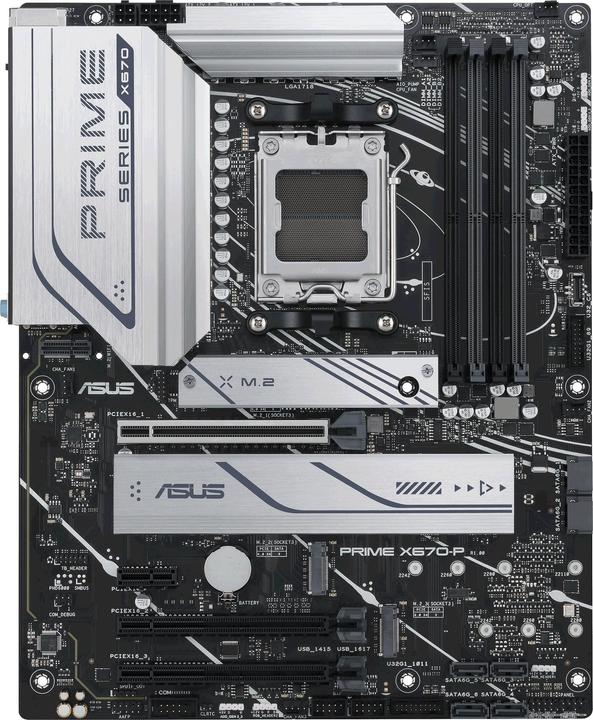 Actual product image ASUS PRIME X670-P (AM5, AMD X670, ATX)
