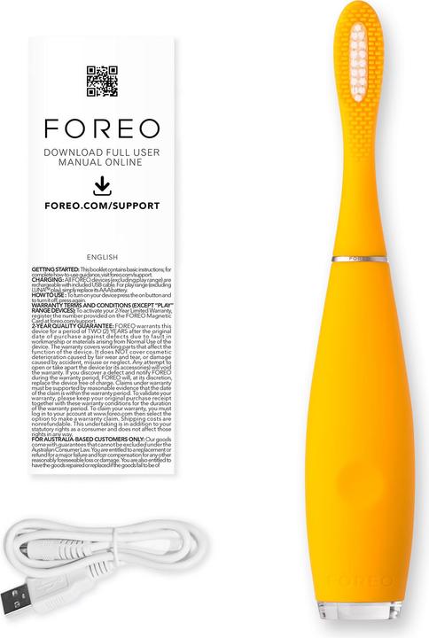 Immagine prodotto Foreo ISSA Kids Mellow Yellow Gator Sonic Toothbrush (Spazzolino sonico)