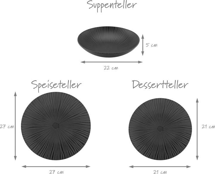 Productafbeelding CreaTable Vesuvio (12 Stuk)